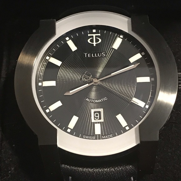 TELLUS PARENTHESES AUTOMATIC MENS WATCH MRSP$2750 - Picture 1 of 8